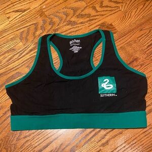 2x Harry Potter Slytherin Sports Bra from Hot Topic